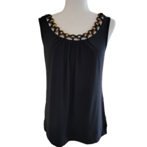 White House Black Market Sleeveless Black Tank Size Small